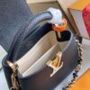 693069056e68136f4d9a4c90 Top Grade Full Set Packaging 【Top Grade Original Factory Leather M23950💋 M23951 Black with White Gold Upgraded Hardware】【Capucines Mini Handbag】