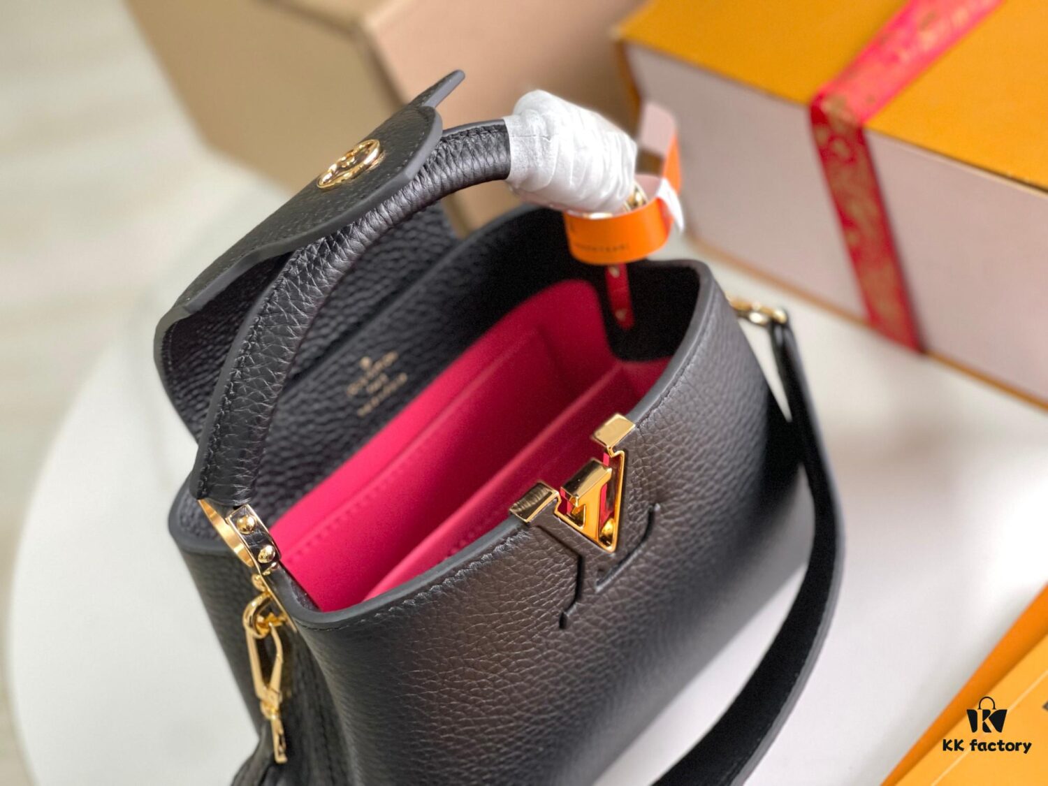 6930690b6e68136f4d9a4c9b Top-Grade Complete Set Packaging 【Premium Original Leather M48863 💋 M59433 Black with Gold Clasp】