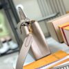 693069176e68136f4d9a4cae Top Grade Full Set Packaging 【Premium Original Factory Leather M24567💋 M23331 Elephant Gray Upgraded Hardware】 Capucines Small Handbag