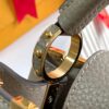 693069186e68136f4d9a4cb2 Top Grade Full Set Packaging 【Premium Original Factory Leather M24567💋 M23331 Elephant Gray Upgraded Hardware】 Capucines Small Handbag