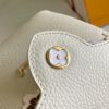 6930691e6e68136f4d9a4cba Capucines Mini Handbag with Detachable Strap, Full-Grain Taurillon Leather with Monogram Flowers and Mother-of-Pearl Details