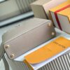 6930691f6e68136f4d9a4cbb Top Grade Full Set Packaging 【Premium Original Factory Leather M24567💋 M23331 Elephant Gray Upgraded Hardware】 Capucines Small Handbag