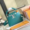 693069256e68136f4d9a4cc7 Capucines Mini Handbag Capucines Flower Crown Bag in Full-Grain Taurillon Leather with Monogram Flowers M23766 💋 M23330 Green White Shell