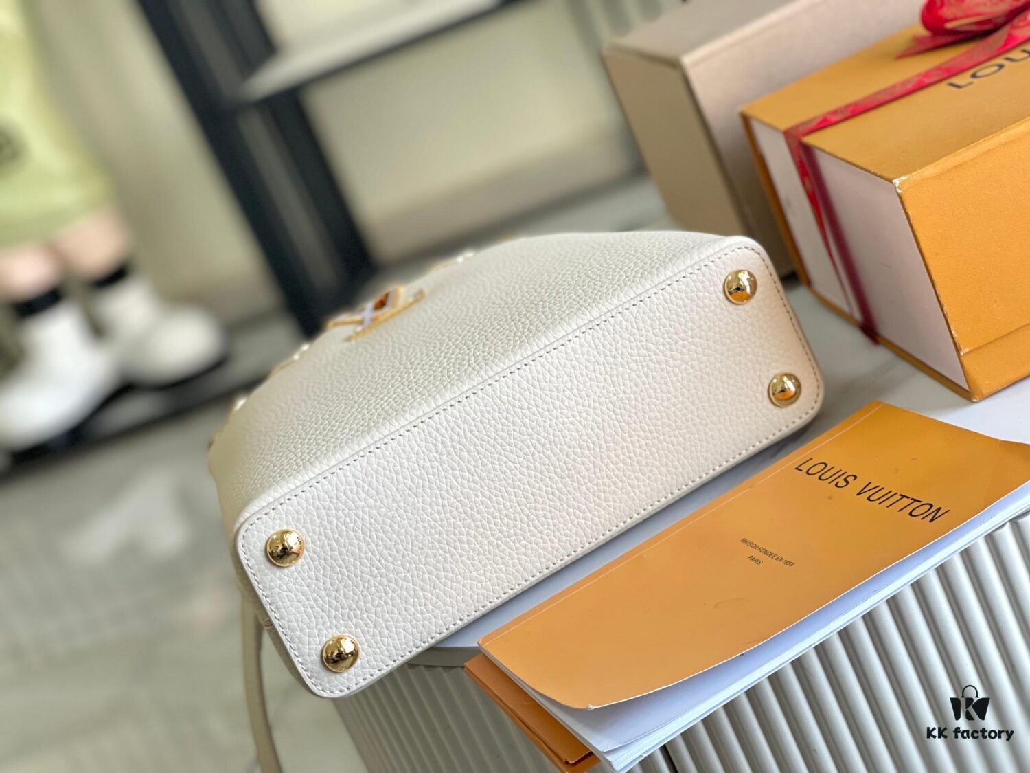 Supreme Grade Complete Set Packaging [Premium Original Leather M23766💋 M23331 White Pearl Shell]