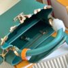 Supreme Grade Full Set Packaging [Premium Original Leather M23766 💋 M23331 Green Mother-of-Pearl Hardware] Capucines Mini Handbag