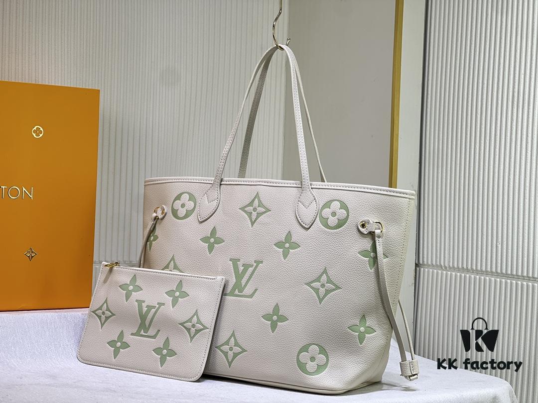6930693f6e68136f4d9a4cf3 NEVERFULL MM Medium Tote Bag M45684 M45685 M40995 (Embossed) Monogram Montana Leather Handbag