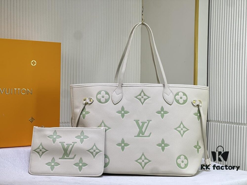 6930693f6e68136f4d9a4cf5 NEVERFULL MM Medium Tote Bag M45684 M45685 M40995 (Embossed) Monogram Montana Leather Handbag