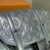 6930694c6e68136f4d9a4d0e M58756 M41379 Silver Shiny Christopher Small Backpack