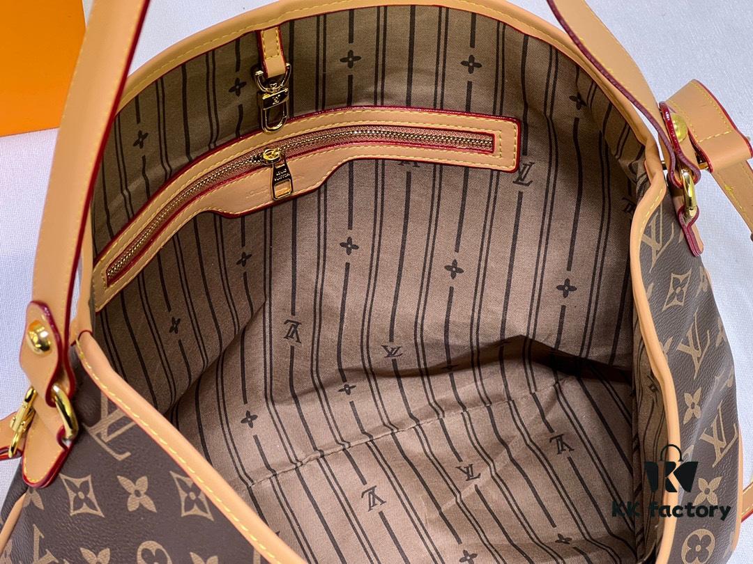 6930696f6e68136f4d9a4d5c Upgraded Version Large LV Vintage Tote Bag M44945, Recently Popular Online Sensation, Early Spring New Arrival, Stylish and Versatile Shopping Tote