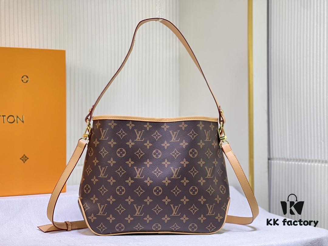 693069716e68136f4d9a4d60 Small Size, Waxy Leather Upgraded Mother-and-Child Style M44945 Hottest Viral Vintage LV Tote Bag, Early Spring Newest Design, Small Versatile Upgraded LV Shopping Tote