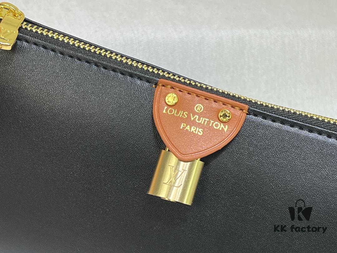693069816e68136f4d9a4d85 Upgraded Original M47123 Latest Runway Style LV Lock Clutch Bag