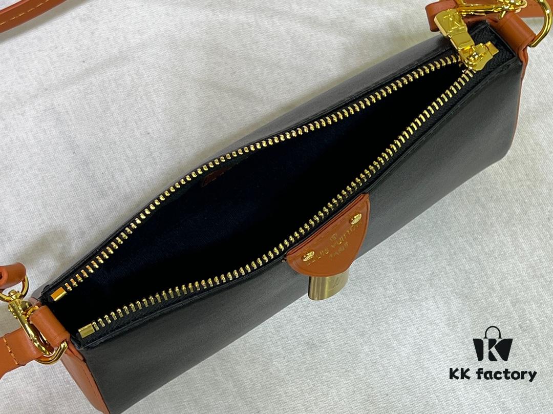 693069846e68136f4d9a4d8a Upgraded Original M47123 Latest Runway Style LV Lock Clutch Bag
