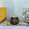 693069ae6e68136f4d9a4dd1 Upgraded Original M83227 White Color M82885 Mini Bucket Bag 'Shumai Bag' Collection Online Only Handbag M82885 Yellow Flower (Shumai Bag)