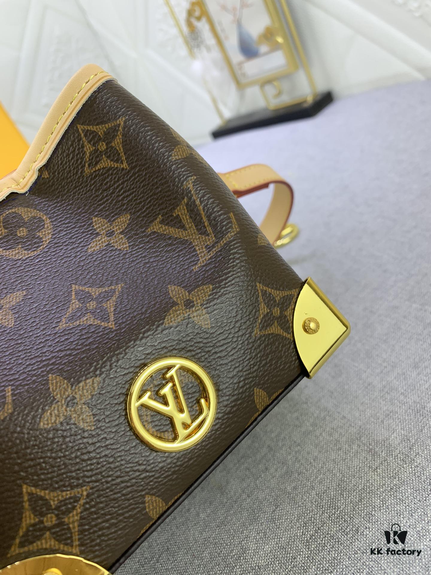 693069b36e68136f4d9a4dd5 Upgraded Original M83227 White Color M82885 Mini Bucket Bag 'Shumai Bag' Collection Online Only Handbag M82885 Yellow Flower (Shumai Bag)