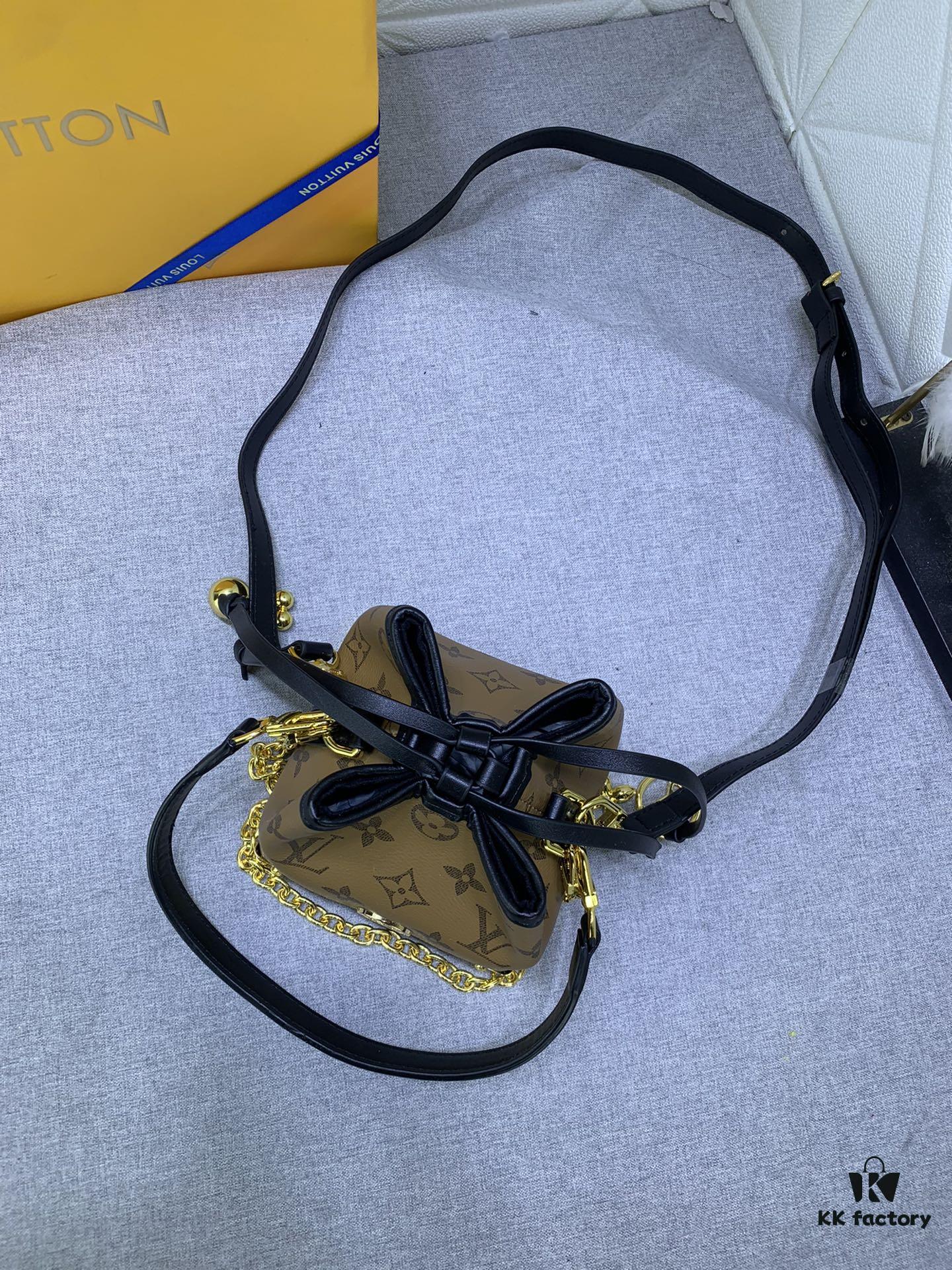 693069b96e68136f4d9a4ddc Upgraded Original M83227 White Color M82885 Mini Bucket Bag 'Shaomai' Series Online Only Handbag M82885 Yellow Flower (Shaomai Bag)