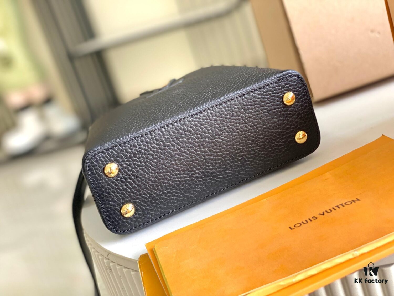 693069bf6e68136f4d9a4de3 Top Grade Full Set Packaging 【Premium Original Factory Leather💋 M95509 Shiny Snake Skin, Black with Python Gold Clasp】 Mini Size