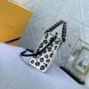 New Arrival [LV CRAFTY ONTHEGO Tote Bag] M45373, M45719 – Large 41x34x19, Medium 34x26x15, Small 25x19x11 – Embossed Leather with Classic Monogram Pattern, Braided Handle Trim, Leopard Print Silk Screen, Street-Style Design