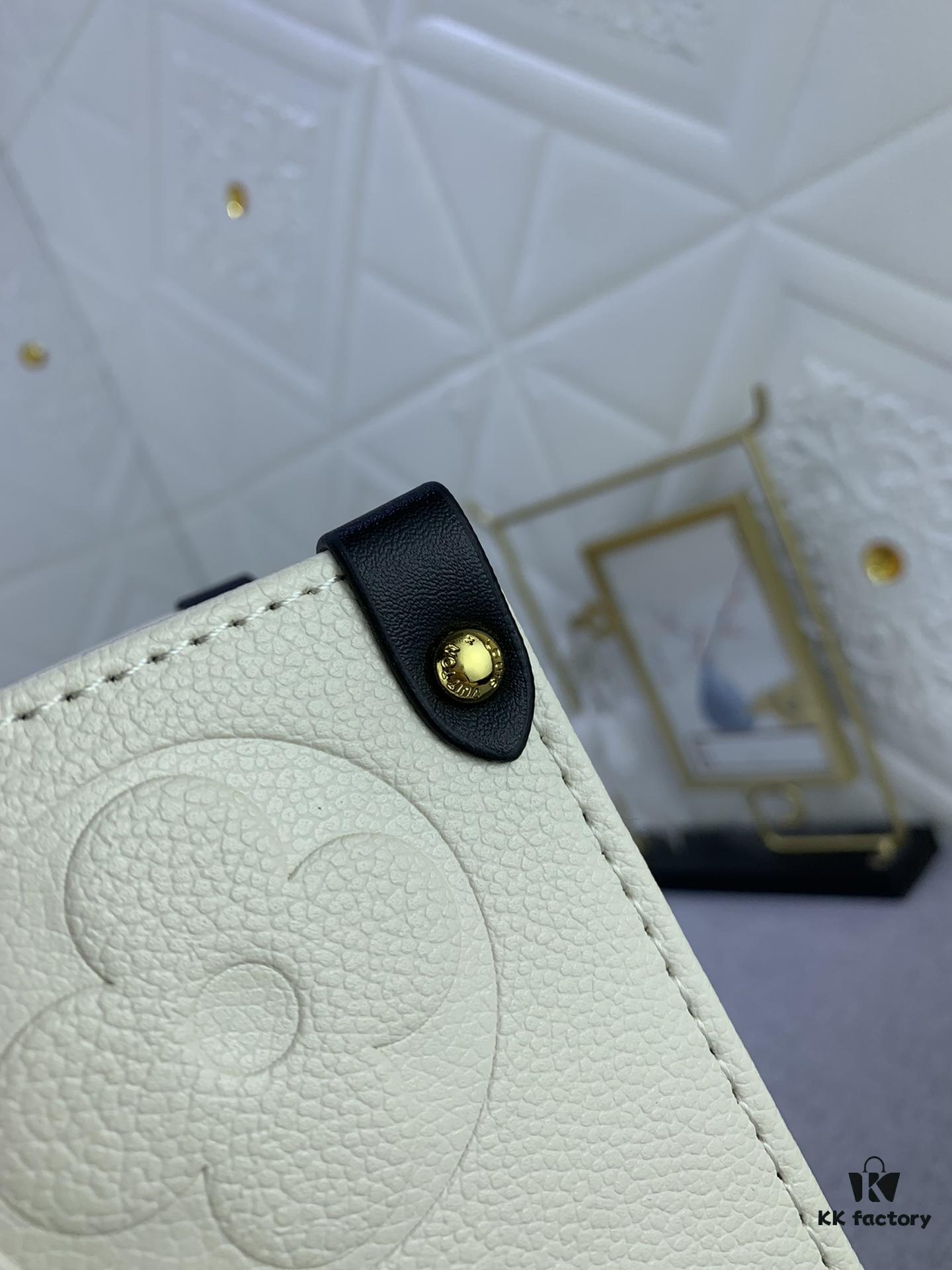 New Arrival [LV CRAFTY ONTHEGO Tote Bag] m45373, m45719 - Large 160, Medium 150, Small Upgraded Original Version with Authentic Woven Handle Strap and Leopard Print Silk Screen