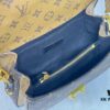 Quality Upgrade [Exclusive Real-shot M46279 Damier, Yellow Flower] LV Sling Bag Mini East West Métis Handbag