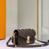 Quality Upgrade [Exclusive Real Shot M46279 Monogram, Yellow Flower] LV Sling Bag Mini East West Métis Handbag