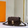 Quality Upgrade [Exclusive Real Shot M46279 Monogram, Yellow Flower] LV Sling Bag Mini East West Métis Handbag
