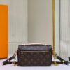 Quality Upgrade [Exclusive Real Shot M46279 Monogram, Yellow Flower] LV Sling Bag Mini East West Métis Handbag