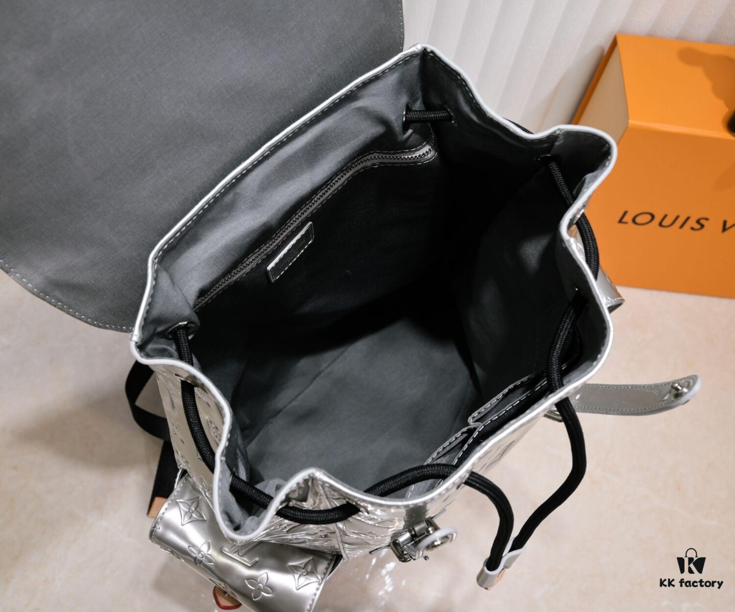 M58756 M41379 Silver Shiny Christopher Small Backpack