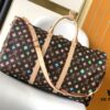 69306a156e68136f4d9a4e86 M24901 LV X YK Keepall 50, Year's Hottest Style, Crafted in Damier Graphite Canvas with Classic Design and Iconic Details