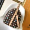 69306a156e68136f4d9a4e87 M24901 LV X YK Keepall 50, Year's Hottest Style, Crafted in Damier Graphite Canvas with Classic Design and Iconic Details