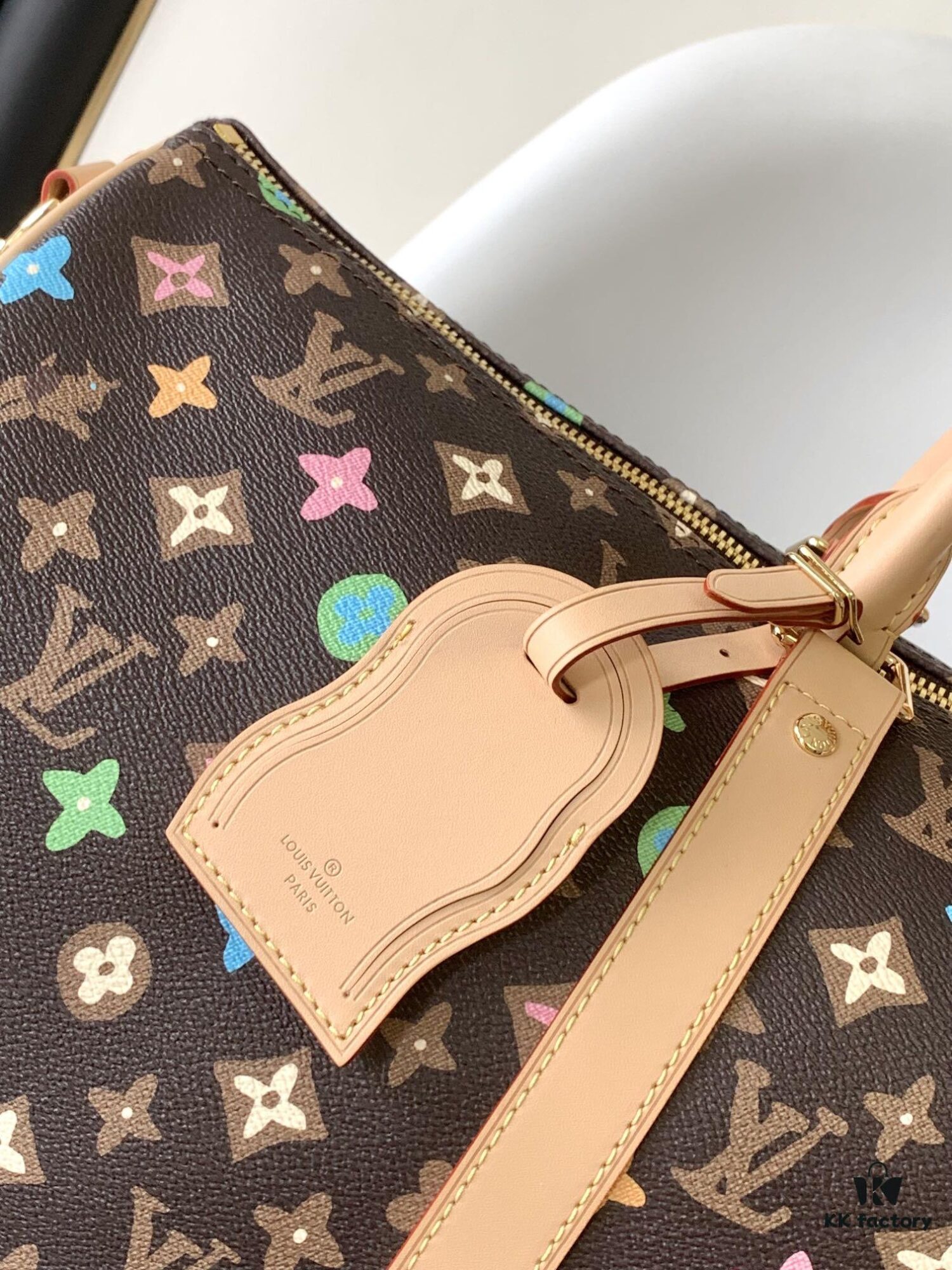 69306a176e68136f4d9a4e8b M24901 LV X YK Keepall 50, Year's Hottest Style, Crafted in Damier Graphite Canvas with Classic Design and Iconic Details