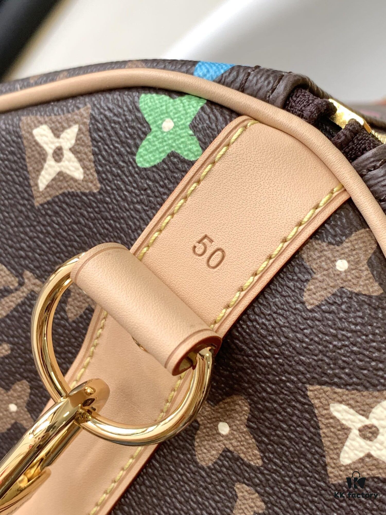 69306a186e68136f4d9a4e8c M24901 LV X YK Keepall 50, Year's Hottest Style, Crafted in Damier Graphite Canvas with Classic Design and Iconic Details