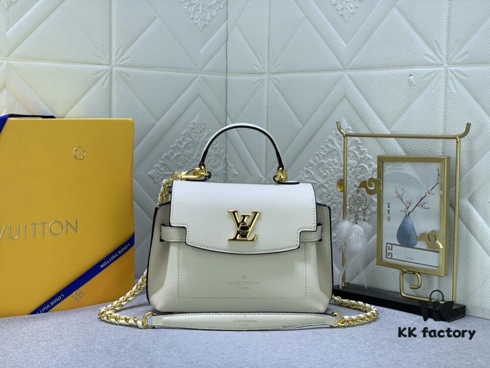69306a196e68136f4d9a4e8e Upgraded Original M22626 M21088 M21052 M20997 This Season, the Compact Lockme Ever Mini Bag Features Fashionable New Hues in Grained Calfskin Leather