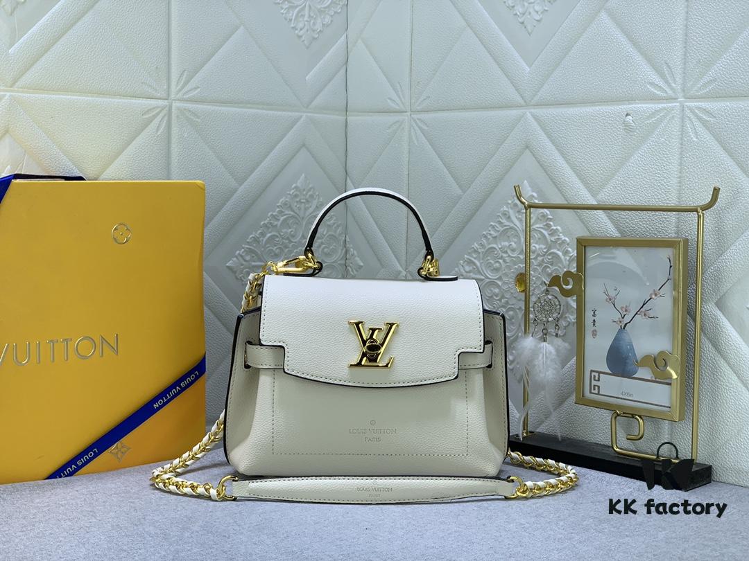 69306a196e68136f4d9a4e8e Upgraded Original M22626 M21088 M21052 M20997 This Season, the Compact Lockme Ever Mini Bag Features Fashionable New Hues in Grained Calfskin Leather
