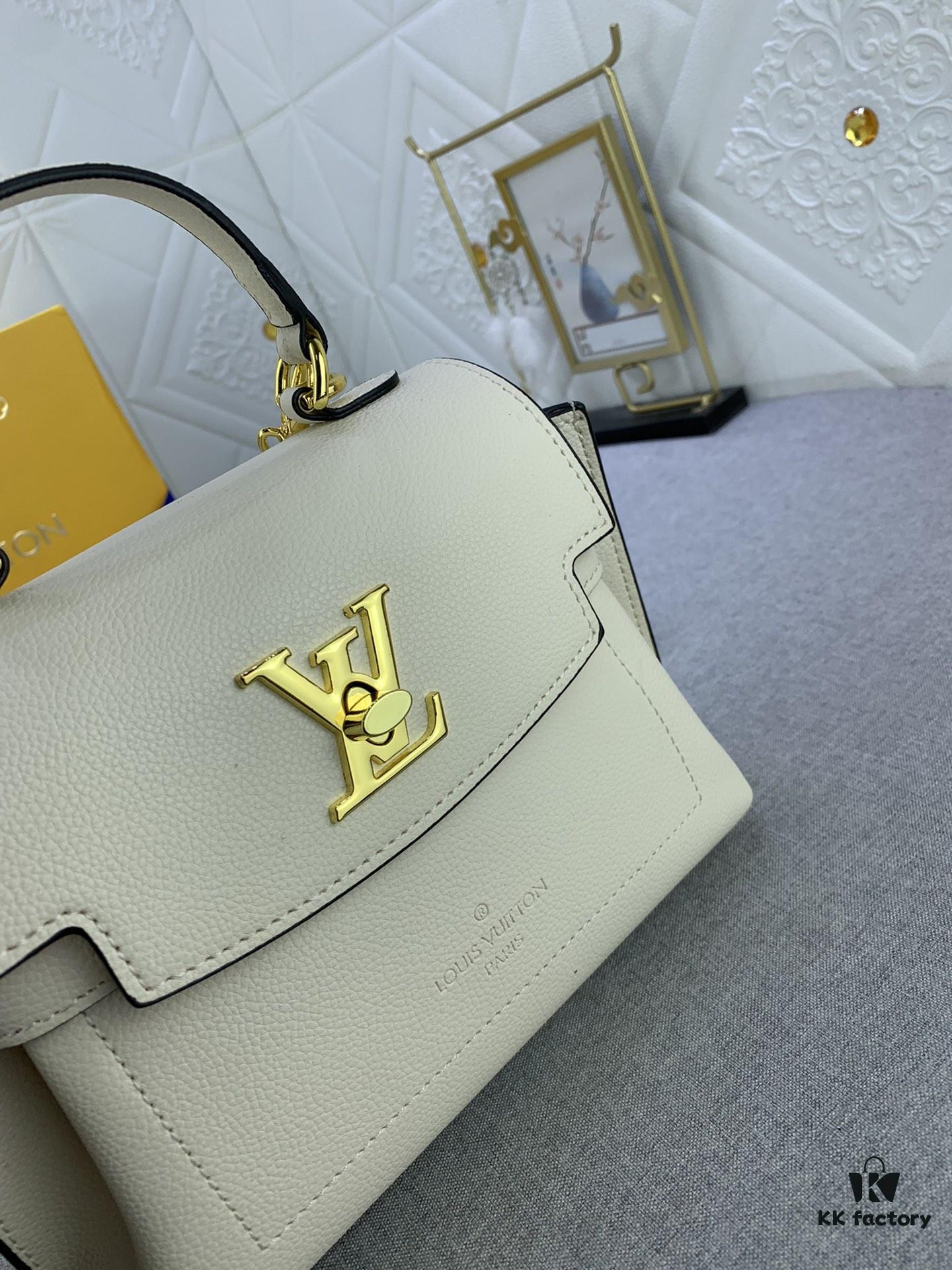 69306a1b6e68136f4d9a4e94 Upgraded Original M22626 M21088 M21052 M20997 This Season, the Compact Lockme Ever Mini Bag Features Fashionable New Hues in Grained Calfskin Leather