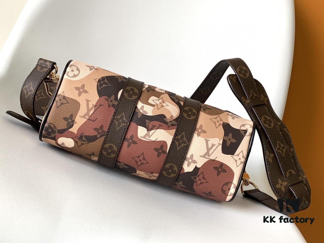 69306a576e68136f4d9a4f0a Keepall Bandoulière 25 Bag from LV Portrait Collection with M46678 Eyes and M46701 White Flowers, Exclusive Original Stock