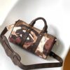 69306a596e68136f4d9a4f10 Keepall Bandoulière 25 Bag from LV Portrait Collection with M46678 Eyes and M46701 White Flowers, Exclusive Original Stock