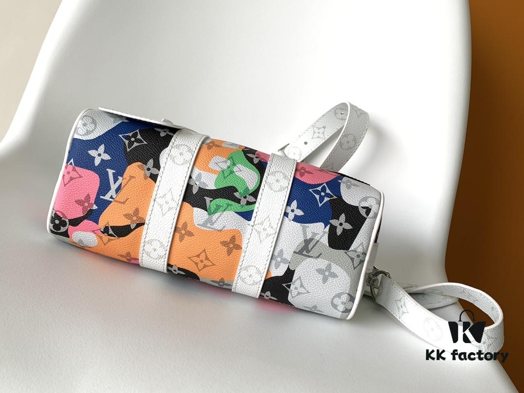 69306a5d6e68136f4d9a4f15 Keepall Bandoulière 25 Bag from LV Portrait Collection M46678 Eyes M46701 White Flowers Exclusive Original Order