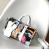 69306a5d6e68136f4d9a4f16 Keepall Bandoulière 25 Bag from LV Portrait Collection M46678 Eyes M46701 White Flowers Exclusive Original Order