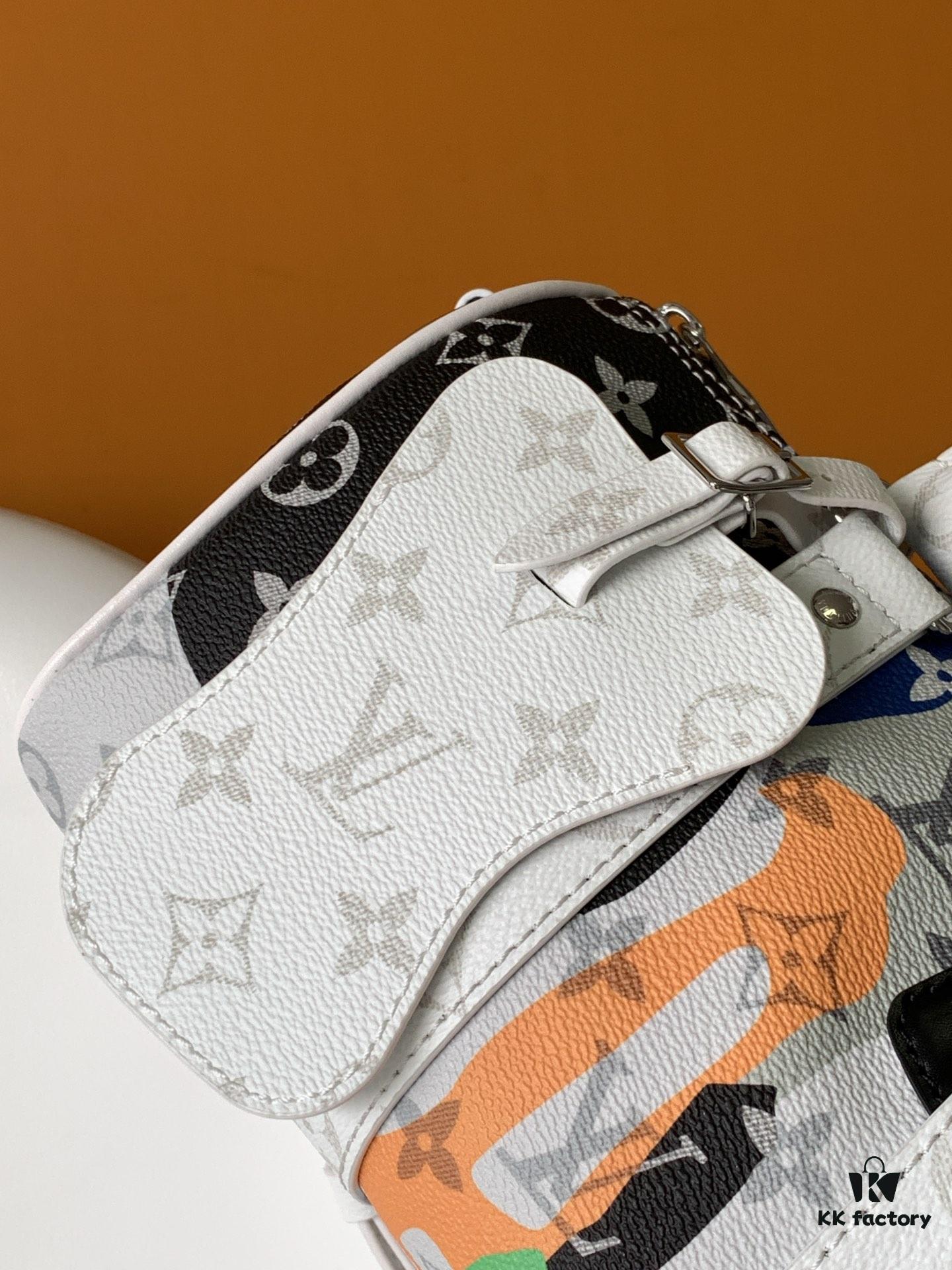 69306a5d6e68136f4d9a4f17 Keepall Bandoulière 25 Bag from LV Portrait Collection M46678 Eyes M46701 White Flowers Exclusive Original Order