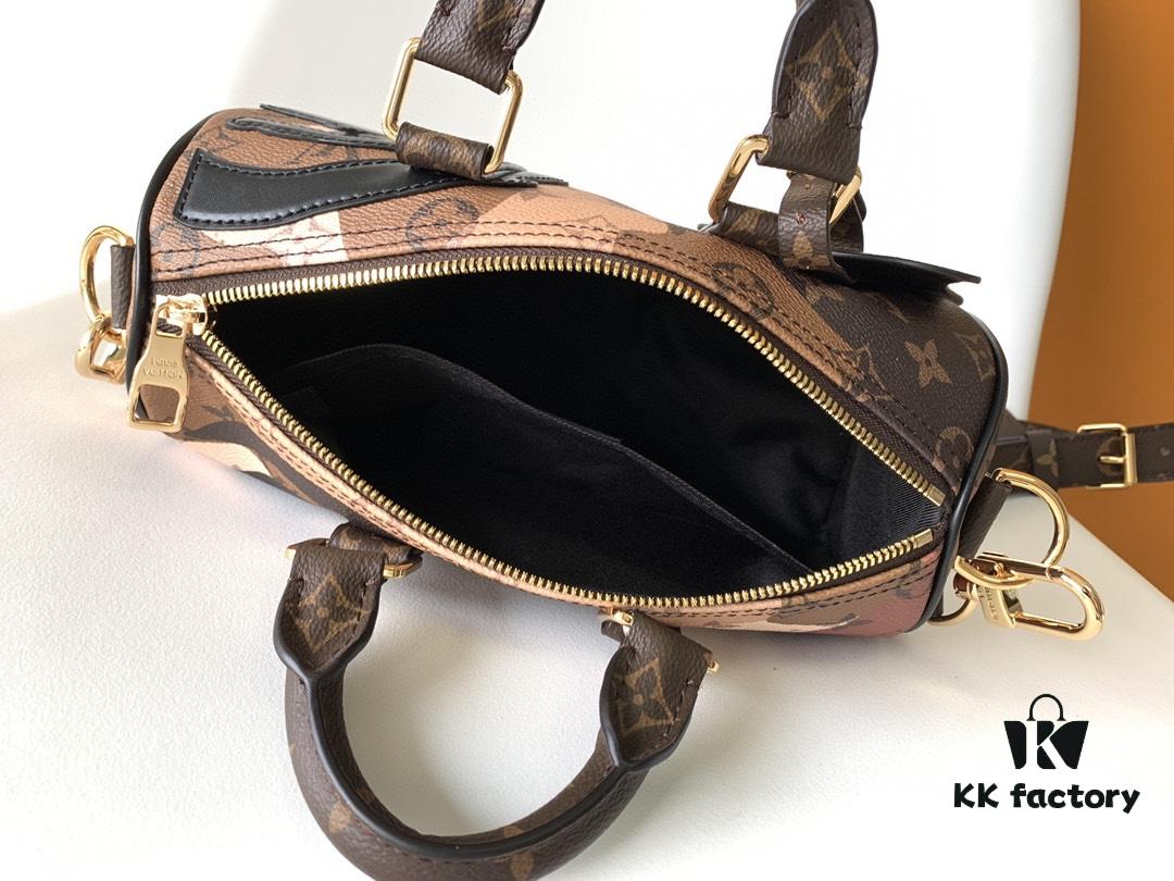 69306a5f6e68136f4d9a4f1b Keepall Bandoulière 25 Bag from LV Portrait Collection with M46678 Eyes and M46701 White Flowers, Exclusive Original Stock