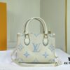 69306a6e6e68136f4d9a4f33 Upgraded Original M46833 White M45653 White Embossed M46569 This OnTheGo PM Bag Features Monogram Empreinte Leather with Subtle Tones Highlighting the LV Initials and Monogram Flowers Embossing Giving a Compact Square Silhouette a Delicate Sheen