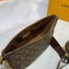 M40728 Color-Changing Leather Louis Vuitton Monogram Speedy Boat Bag Crossbody Bag