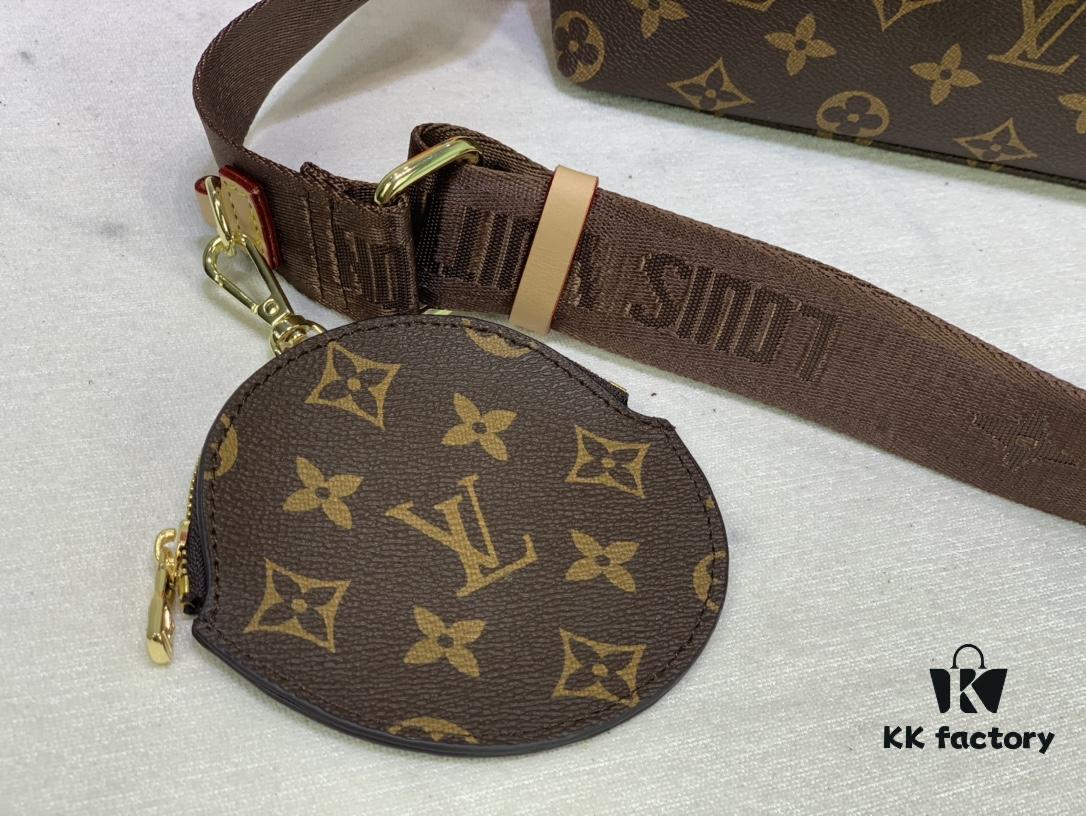 M40728 Color-Changing Leather Louis Vuitton Monogram Speedy Boat Bag Crossbody Bag