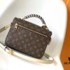 69306a7c6e68136f4d9a4f55 Top Quality Original Pochette Metis Handbag M44668 Burgundy M45152 White M43984 Orange Messenger Bag