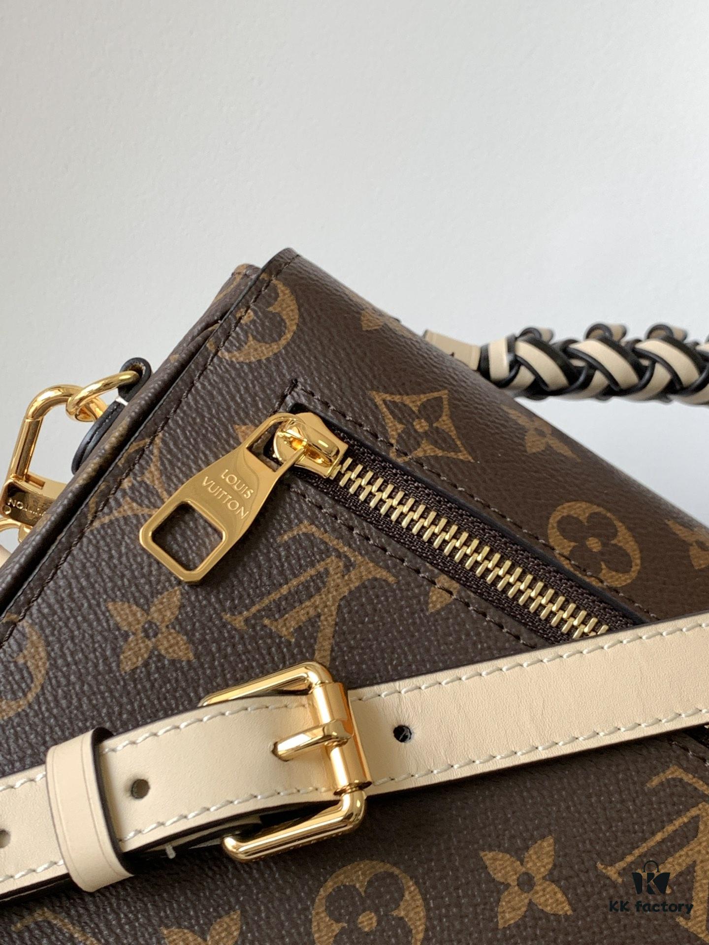 69306a7f6e68136f4d9a4f5a Top Quality Original Pochette Metis Handbag M44668 Burgundy M45152 White M43984 Orange Messenger Bag