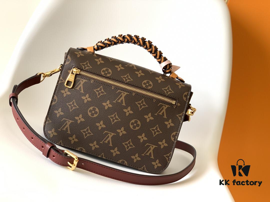 Top Quality Original POCHETTE METIS Handbag M44668 Burgundy M45152 White M43984 Orange Messenger Bag