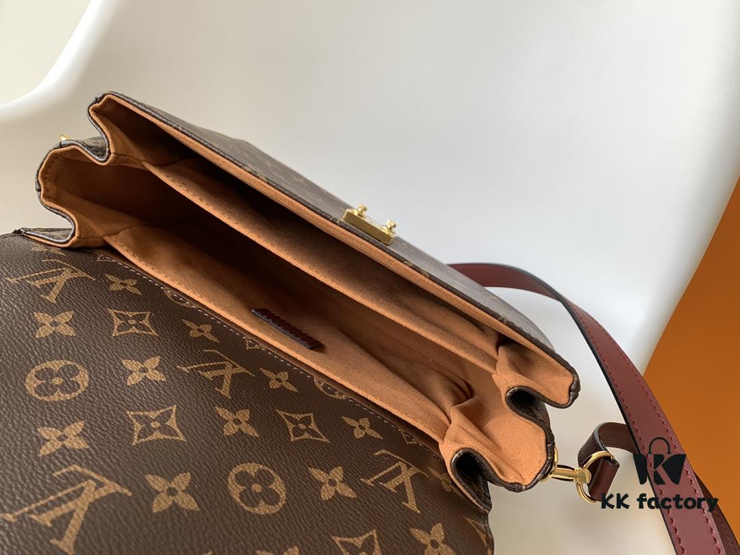 Top Quality Original POCHETTE METIS Handbag M44668 Burgundy M45152 White M43984 Orange Messenger Bag