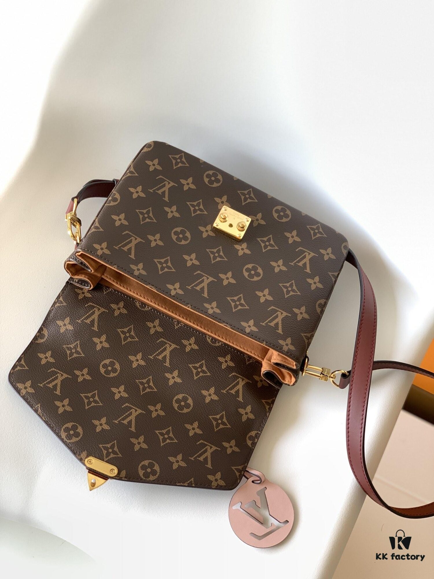 Top Quality Original POCHETTE METIS Handbag M44668 Burgundy M45152 White M43984 Orange Messenger Bag