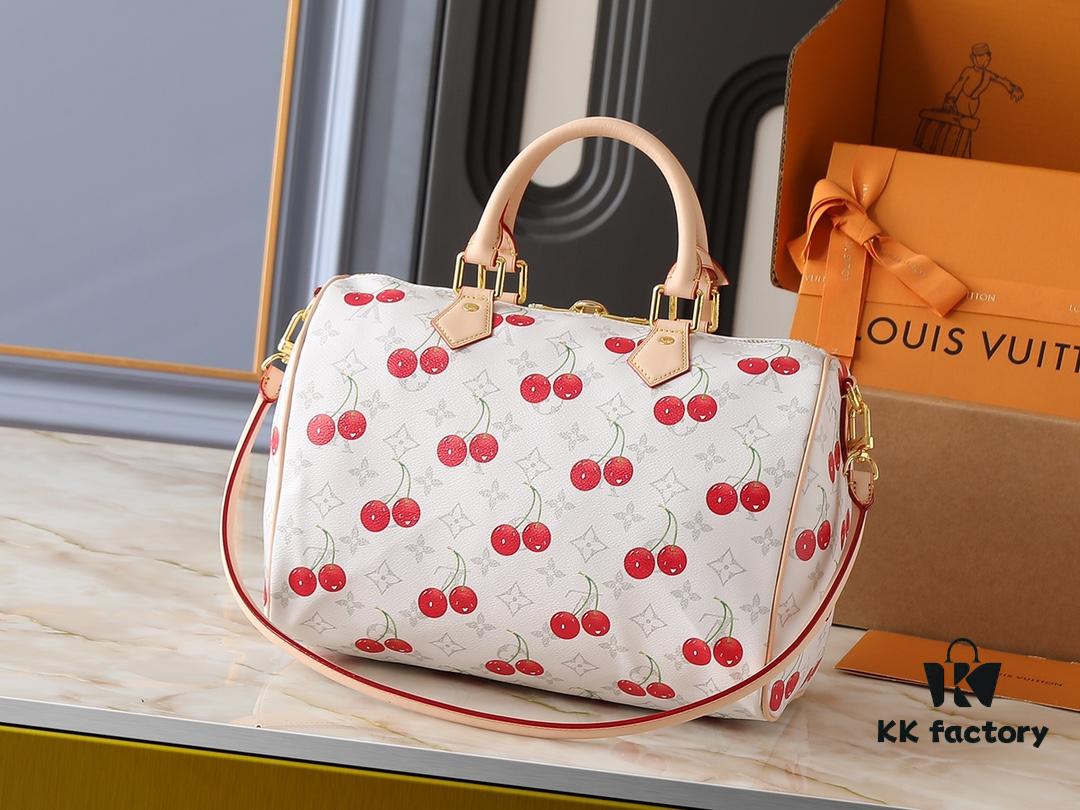 69306a906e68136f4d9a4f7e Upgraded Original M14328 M40391 Speedy Soft 30 Bag from the Takashi Murakami Series, Featuring Monogram Dune Elements as a Tribute to the Gaston Louis Vuitton Archive Collection