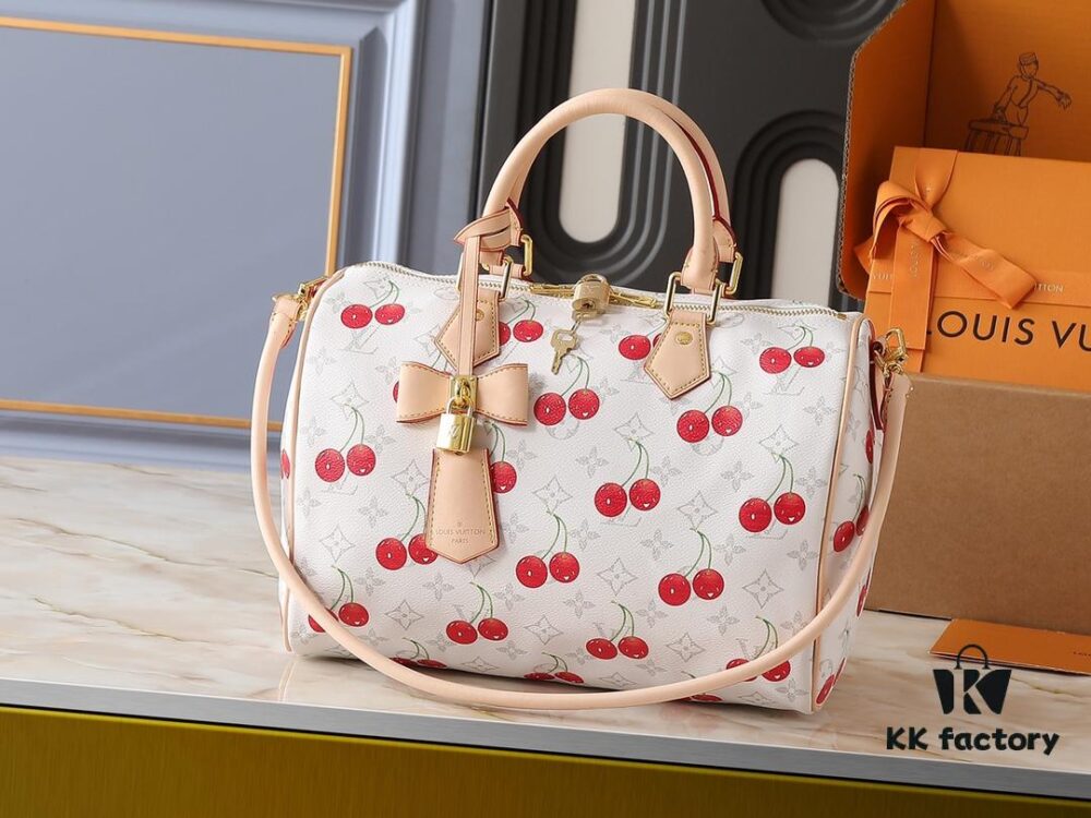 69306a916e68136f4d9a4f80 Upgraded Original M14328 M40391 Speedy Soft 30 Bag from the Takashi Murakami Series, Featuring Monogram Dune Elements as a Tribute to the Gaston Louis Vuitton Archive Collection